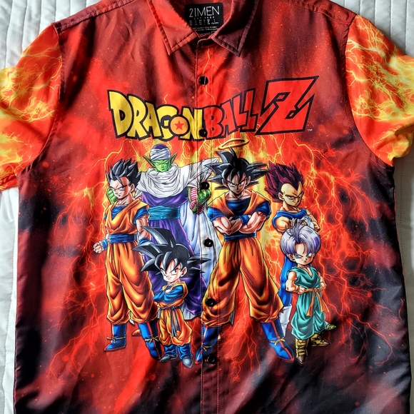 Forever 21 Shirts Dragon Ball Z Button Up Poshmark
